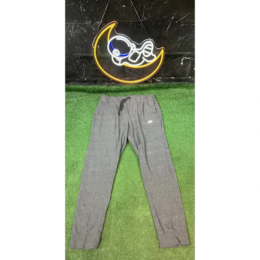 Vintage Nike Y2K Gray Mens Lightweight Pants Size Large Tapered Leg Blue‎ Tag